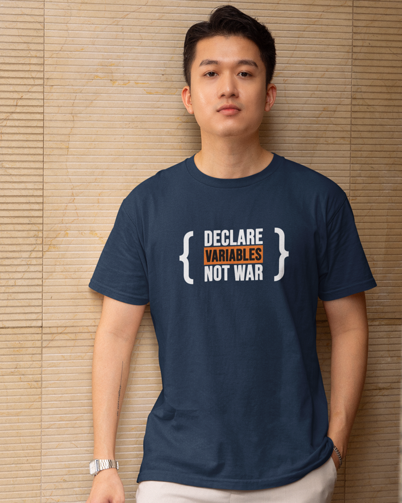 Declare variables, Not war - Men's Programmer T-Shirt - Premium Cotton