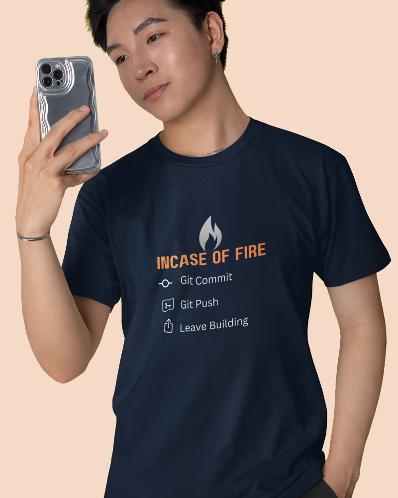 Incase of fire Programmer Unisex Premium T-Shirt