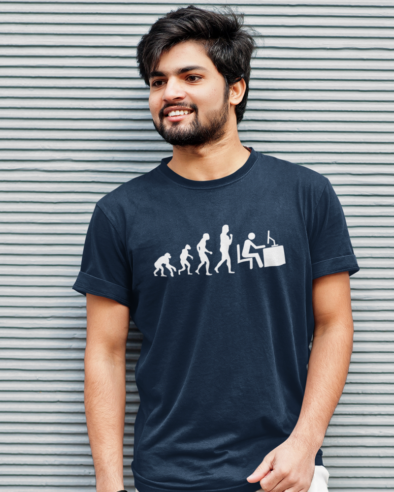 Developer Evolution  - Programmer Unisex Premium T-Shirt