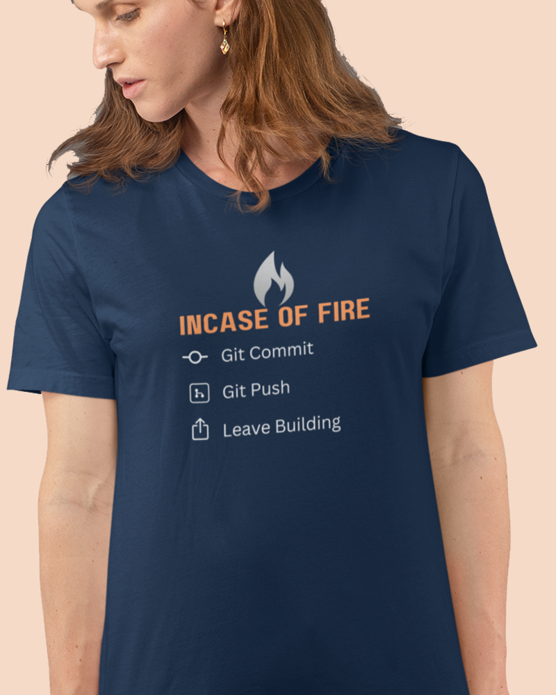 Incase of fire Programmer Unisex Premium T-Shirt