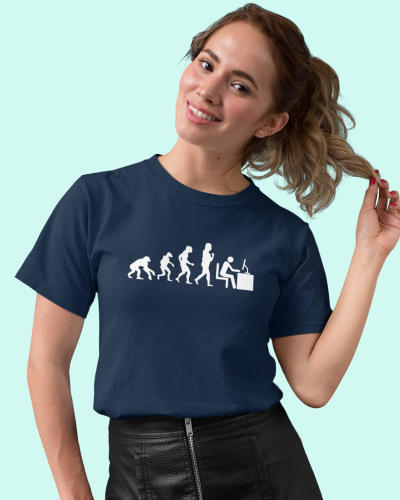 Developer Evolution  - Programmer Unisex Premium T-Shirt