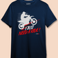 I Just Need a Ride - Premium 100% Cotton Round Neck Biker T- Shirt