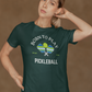 Born to Play Pickleball - Premium 100% Cotton Round Neck Biker T- Shirt