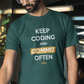 Keep calm & Commit Often - Programmer / Developer Unisex Cotton T-Shirt