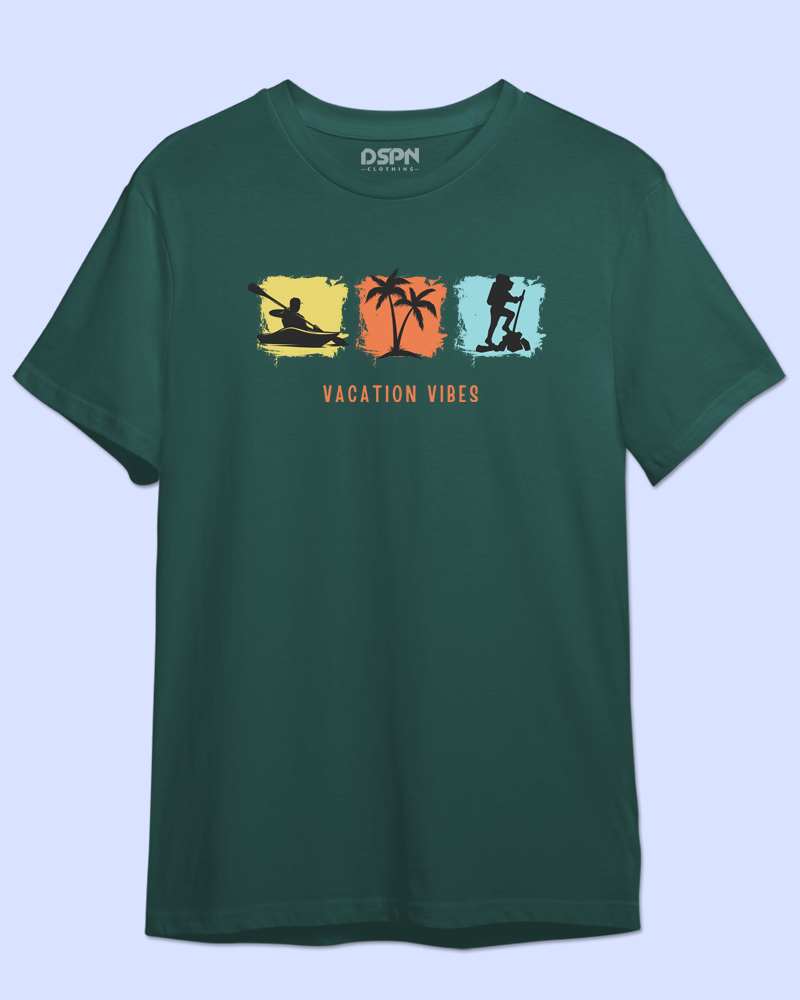 Vacation vibes - Unisex 100% Cotton Yoga T-Shirt