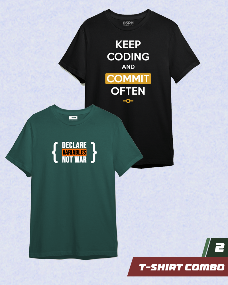 Programmer 2 piece combo 5 - A pack of 2 premium T-Shirts