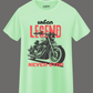 Urban Legend Never Stop - Premium 100% Cotton Round Neck Biker T- Shirt