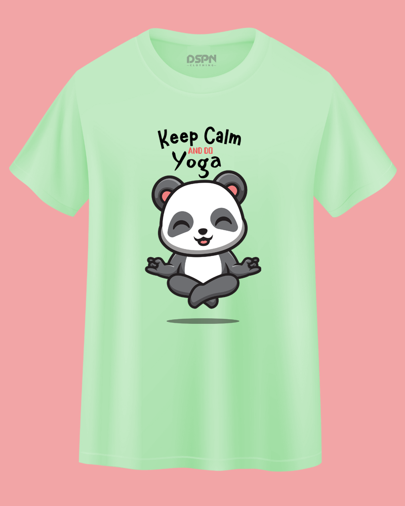 keep calm and do yoga - Unisex Premium 100% Cotton T-Shirt