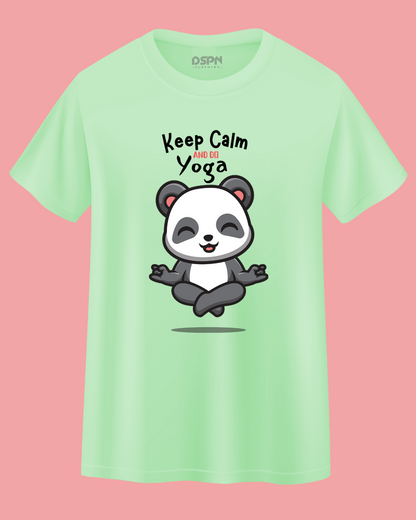 keep calm and do yoga - Unisex Premium 100% Cotton T-Shirt