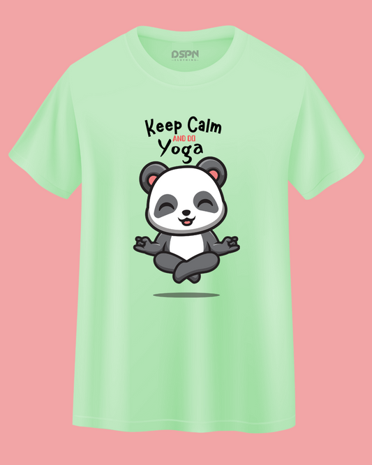 keep calm and do yoga - Unisex Premium 100% Cotton T-Shirt