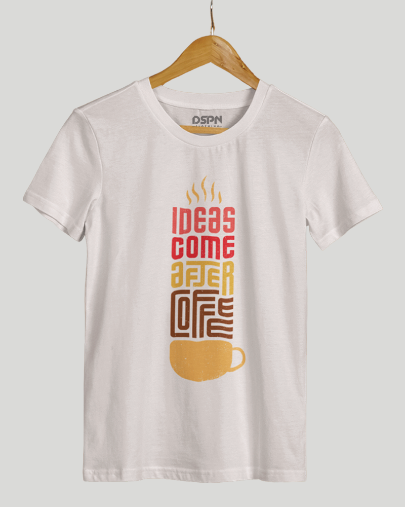 Ideas Come After Coffee Classic Fit T-Shirt
