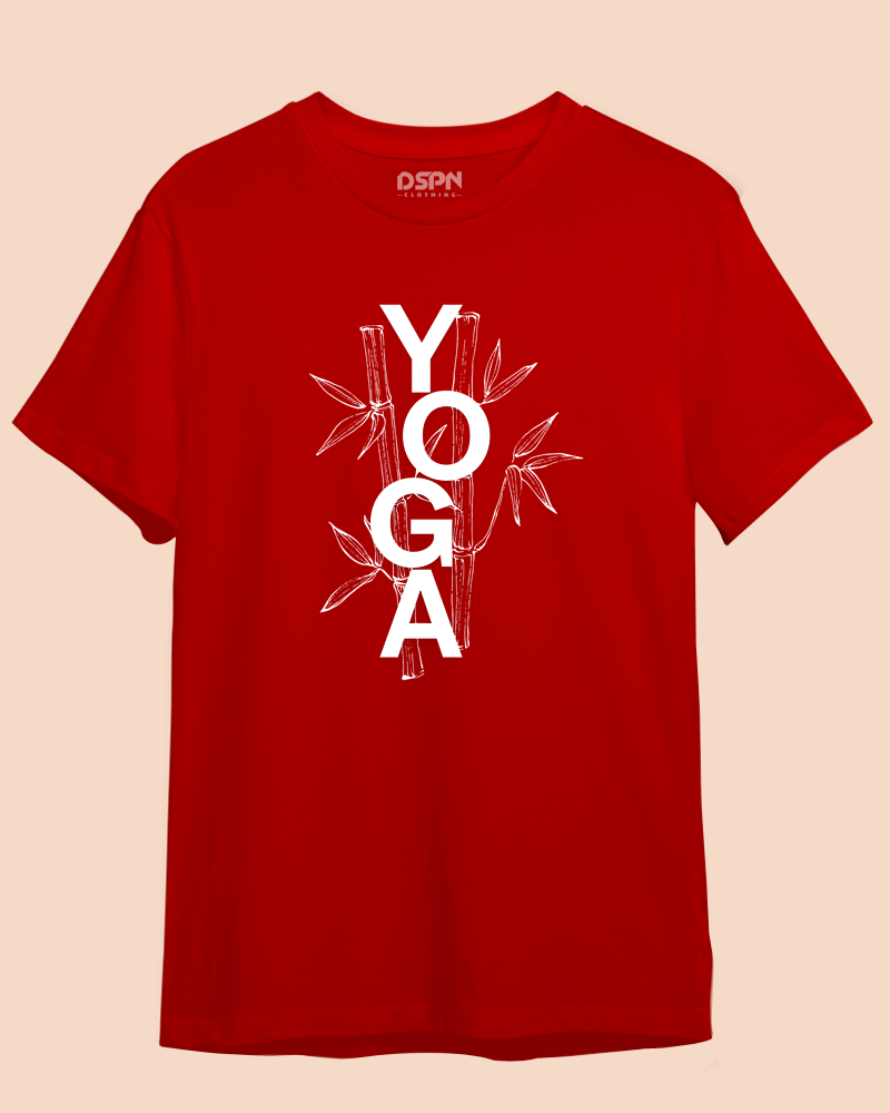 yoga & Tree - Unisex Premium 100% Cotton T-Shirt