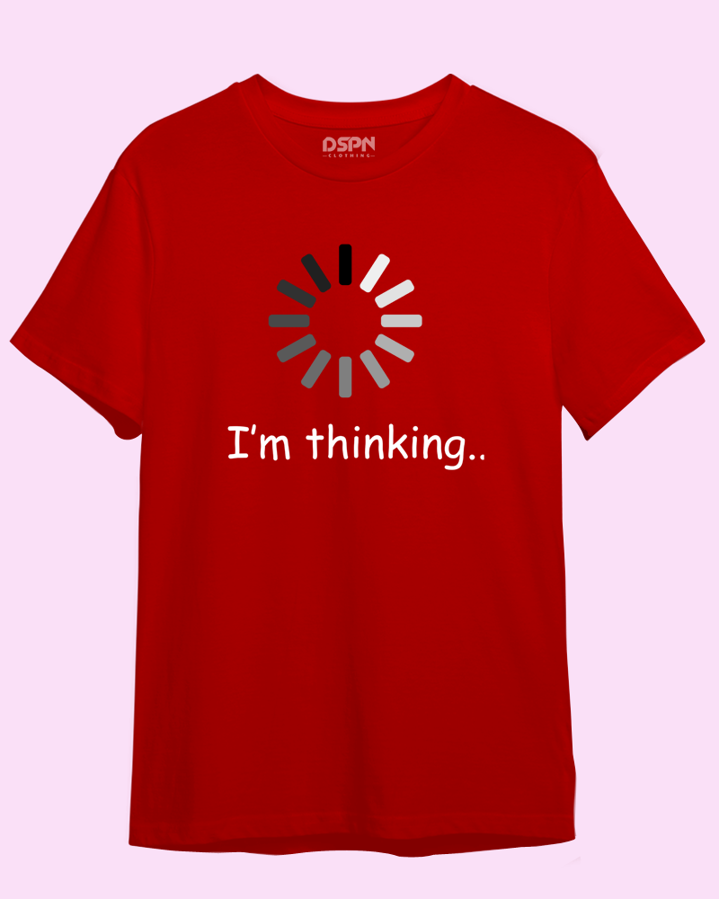 I'm Thinking - Unisex Premium 100% Cotton Programmer T-Shirt