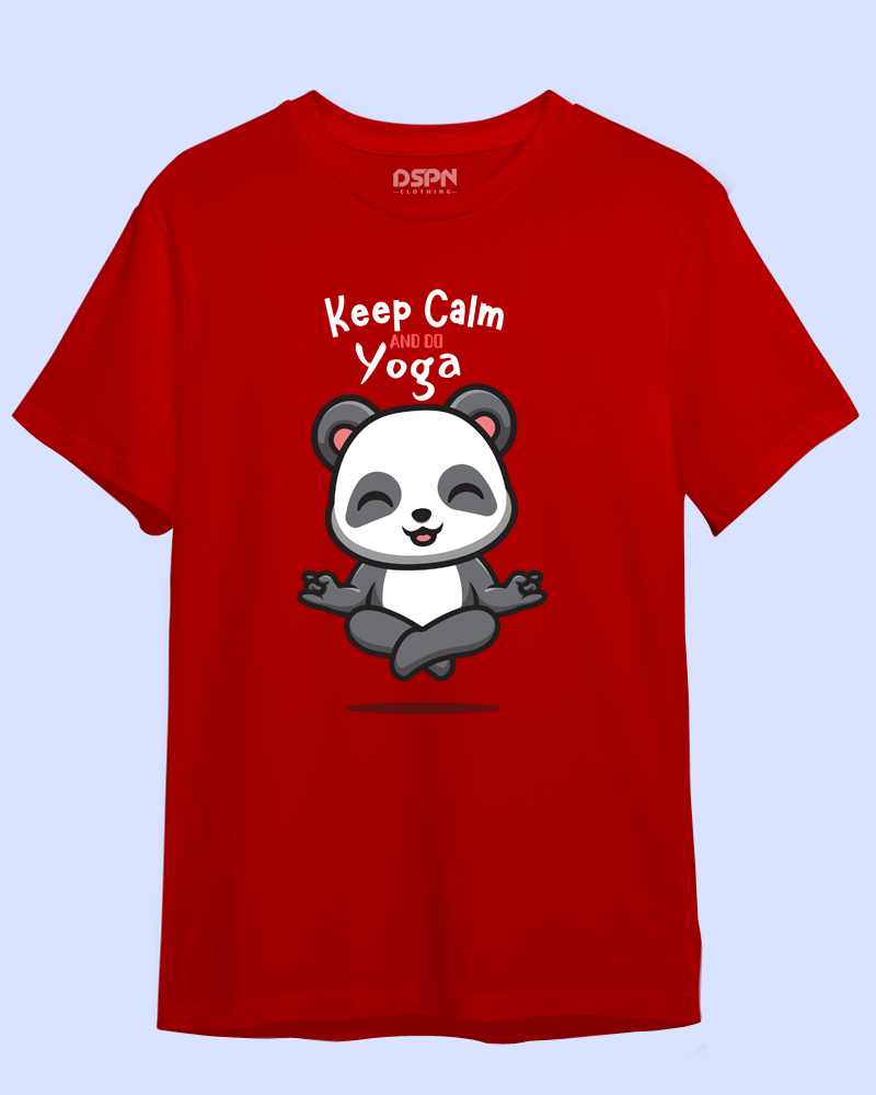 keep calm and do yoga - Unisex Premium 100% Cotton T-Shirt