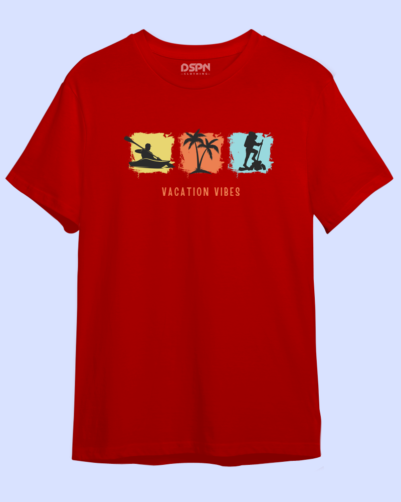 Vacation vibes - Unisex 100% Cotton Yoga T-Shirt