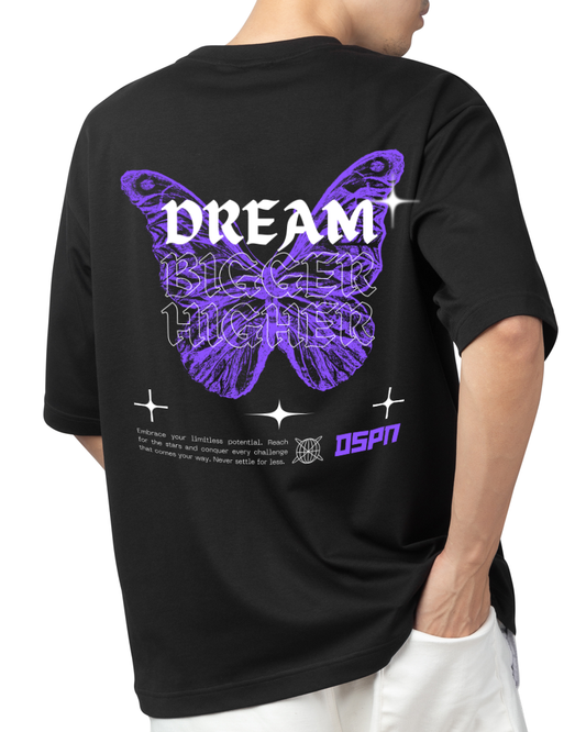 Dream-Bigger-Higher - Oversize premium quality cotton T-Shirt