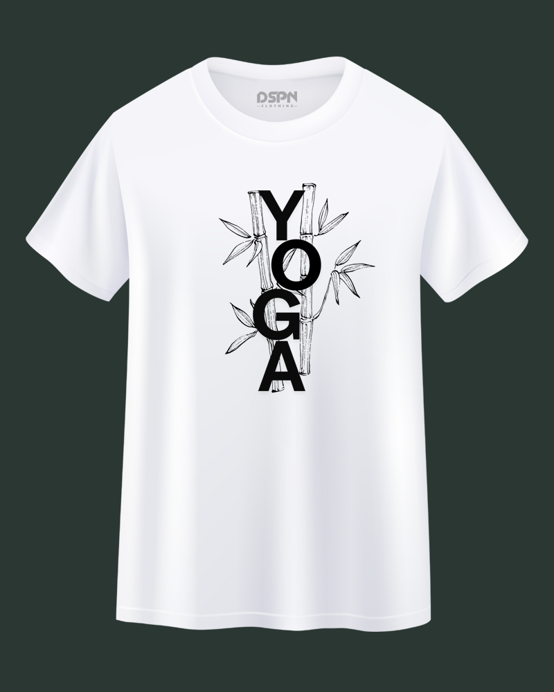 yoga & Tree - Unisex Premium 100% Cotton T-Shirt