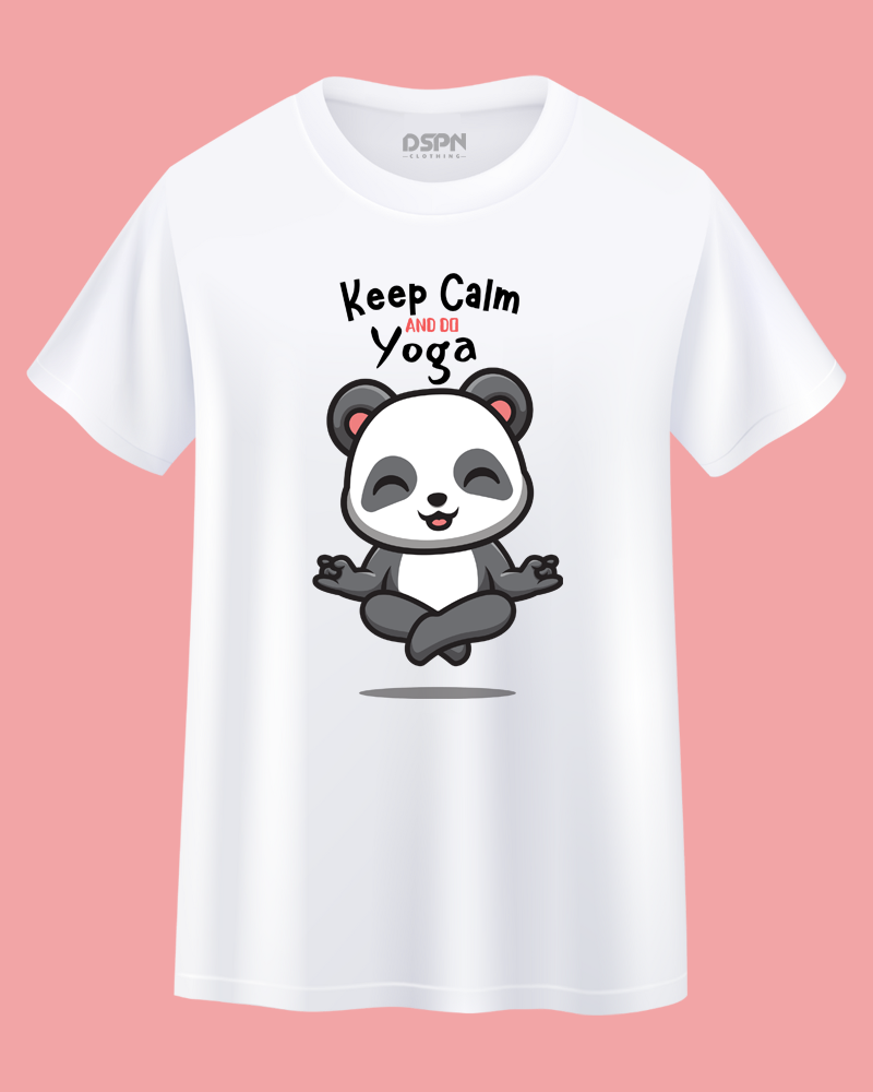 keep calm and do yoga - Unisex Premium 100% Cotton T-Shirt