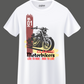 No 1 Classic motorbikers live to ride - ride to live - Premium 100% Cotton Round Neck Biker T- Shirt