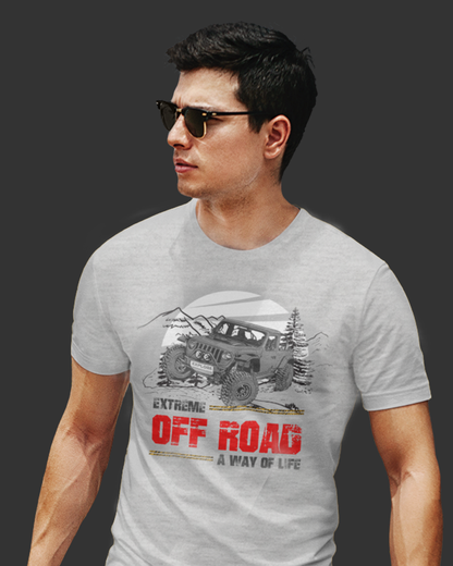 Off Road - Men's Half Sleeves T-Shirt