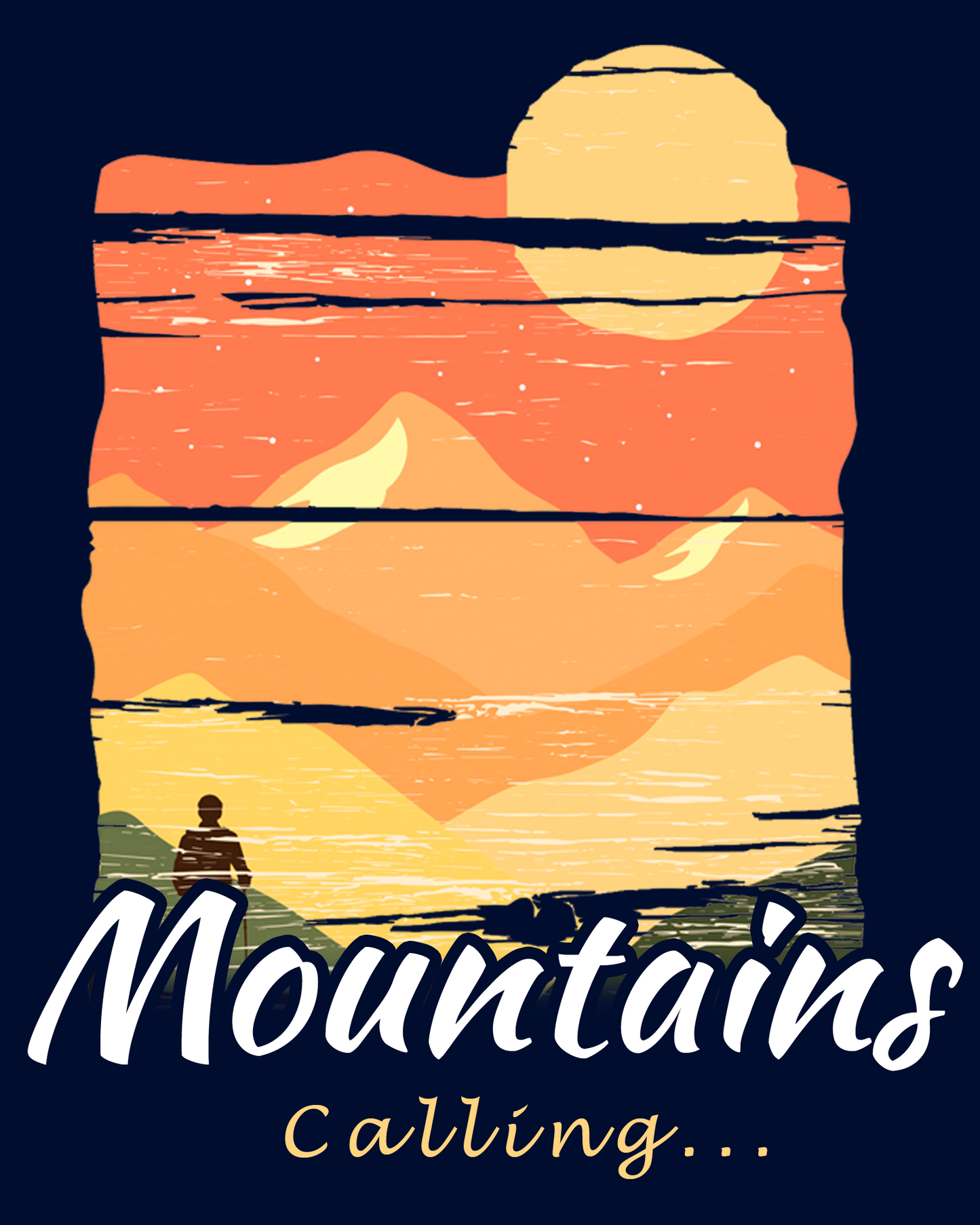 Mountains Calling - Short Sleeves T Shirt