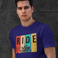 RIDE - Life is better on a byke - Men half sleeve shirt